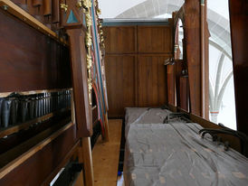 Sanierung der "Lötzerich" Orgel in St. Crescentius (Foto: Karl-Franz Thiede)